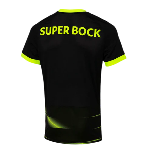 Camisola alternativa 202223 Preta e Verde retrô