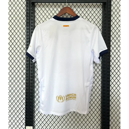 Camisola Barcelona away branca 2025/2026