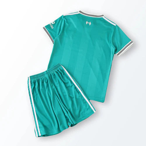 Conjunto Infantil Liverpool third verde 2025/2026
