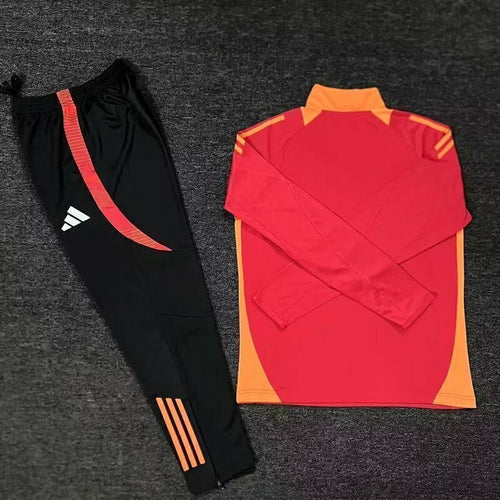 Fato de Treino vermelho e laranja 2025/2026 Meio fecho