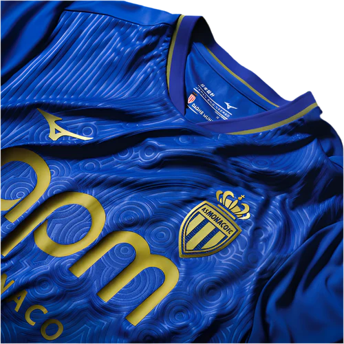 Camisola AS Mônaco alternativa azul 2025/2026
