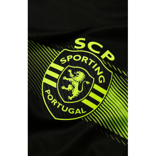 Camisola alternativa 202223 Preta e Verde retrô