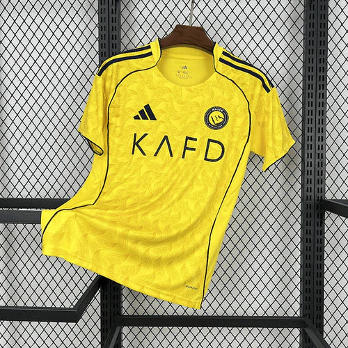 Camisola Al Nassr amarela home 2025/2026