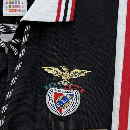 Camisola retrô preta alternativa 1997/1998