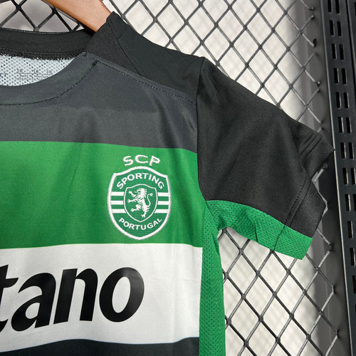 Conjunto infantil principal verde branco preto 2024/2025
