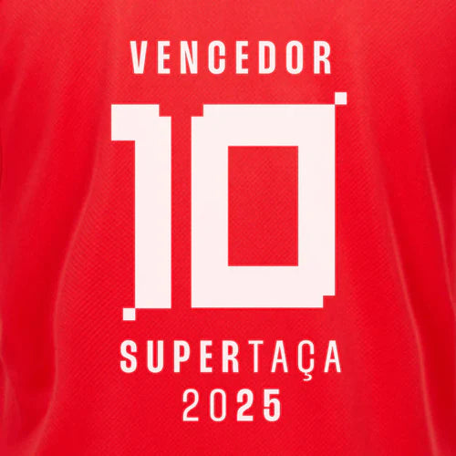 Camisola campeão SUPERTAÇA PRINCIPAL vermelha 2025/2026 - LANÇAMENTO