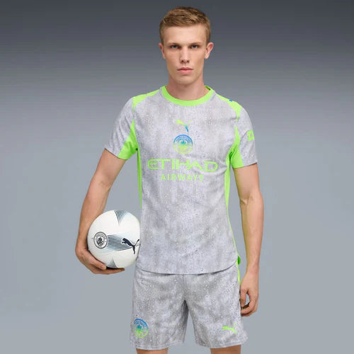 Camisola Manchester City alternativa cinza 2025/2026