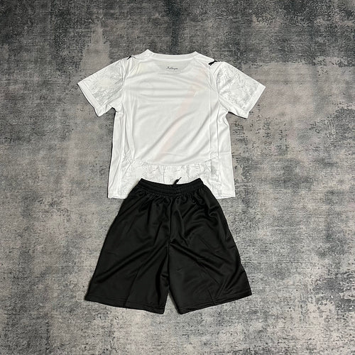 Conjunto Infantil Manchester City away 2025/2026 branco