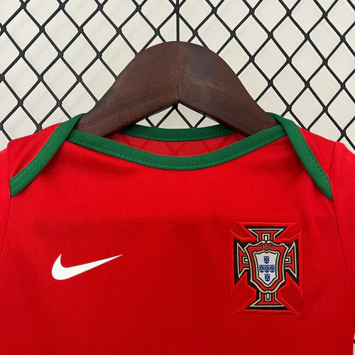 Body bebé Portugal vermelha - Euro 2024