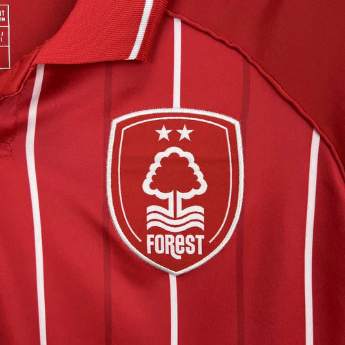 Camisola Nottingham Forest home 2025/2026 - vermelha