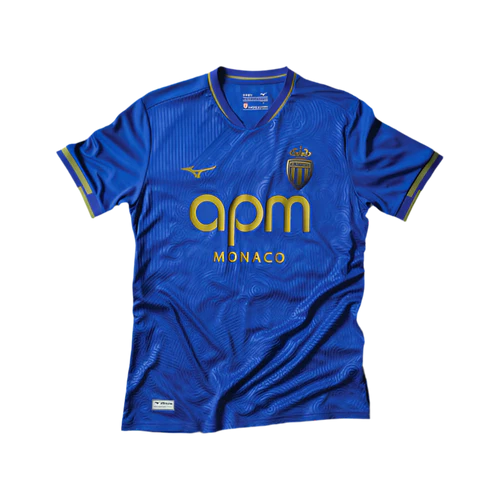 Camisola AS Mônaco alternativa azul 2025/2026