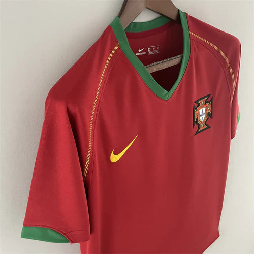 Camisola Portugal retrô vermelha 2006/2007