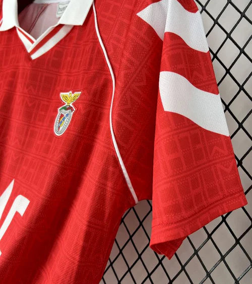 Camisola retrô vermelho principal 1990/1991
