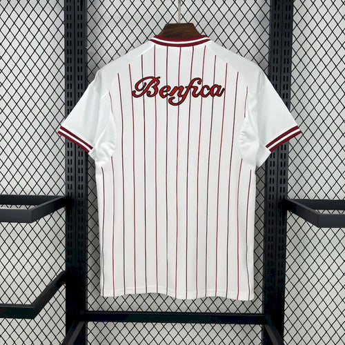 Camisola COM BOTÃO S L B x Originals branca 2025/2026 - style baseball LANÇAMENTO