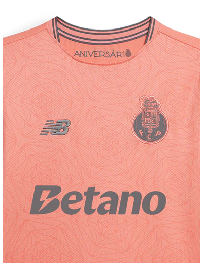 Camisola segundo equipamento rosa 2025/2026 simbolo bordado - LANÇAMENTO