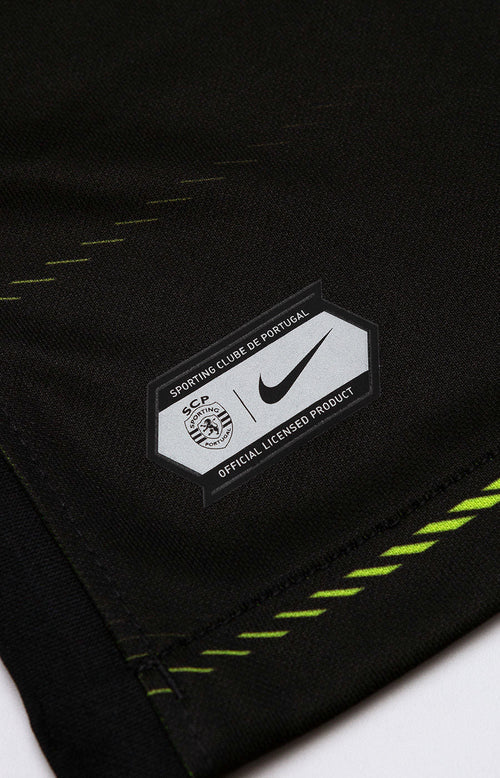 Camisola alternativa 202223 Preta e Verde retrô